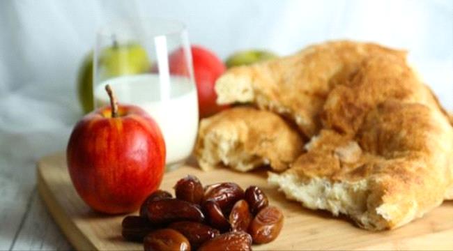 نظام غذائي صحي في شهر رمضان