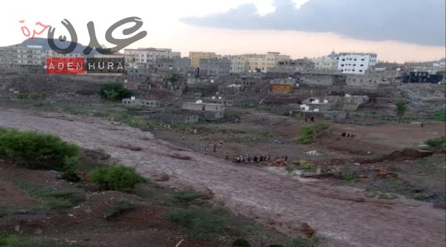 السيول تودي بحياة شاب ثلاثيني في لحج 