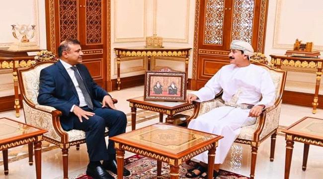 السفير بن شطيف يبحث مع الوزير العماني سبل تحقيق السلام في اليمن