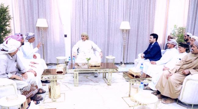"باكريت" ووفد رفيع من المهرة في حضرة عيدروس الزبيدي