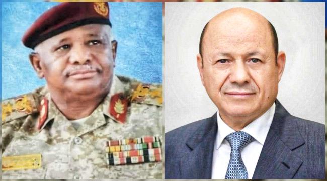 الرئيس العليمي يجري اتصالا هاتفيا باللواء فيصل رجب