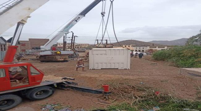 وصول مولدات كهرباء لمحطات عرماء وعسيلان بشبوة