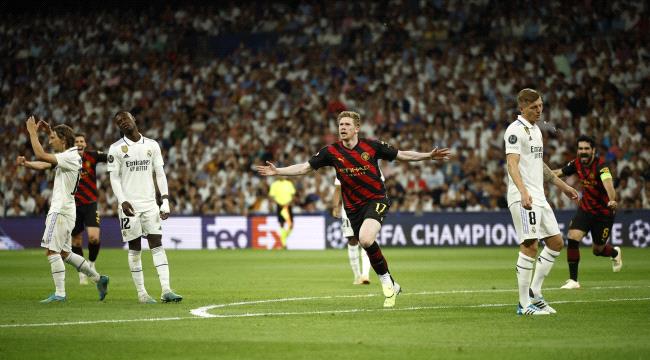 مانشستر سيتي يجبر ريال مدريد على التعادل في البيرنابيو