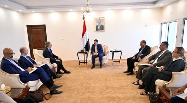بن مبارك يبحث مع رؤساء البعثات الأوروبية تطورات الاوضاع في اليمن وجهود السلام
