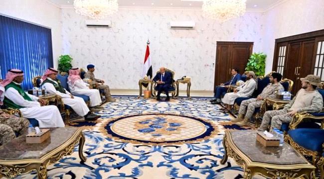 الرئيس العليمي يستقبل وفدا من قيادة القوات المشتركة