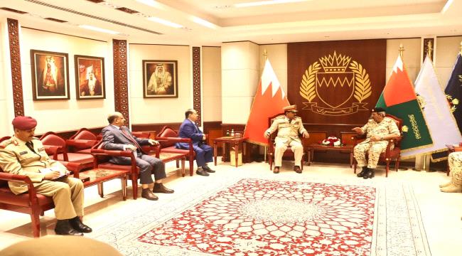الفريق الداعري يبحث سبل تعزيز وتطوير التعاون الدفاعي مع البحرين