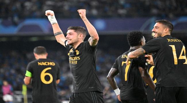 ريال مدريد ينجح في الإطاحة بنابولي من أبطال أوروبا