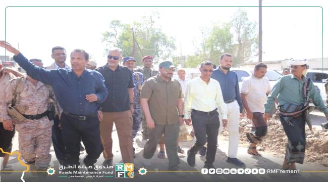 برفقة المحافظ..الحريزي والماس يزوران مشاريع ال UNOPS في أبين