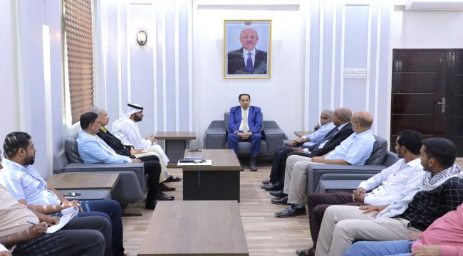 البكري يستقبل الرعاة الإماراتيين لبطولة عدن العالمية للملاكمة