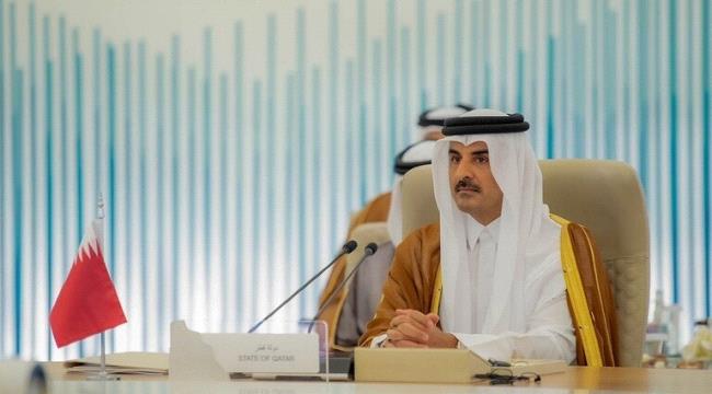 لماذا غادر أمير قطر "قمة القاهرة للسلام"؟