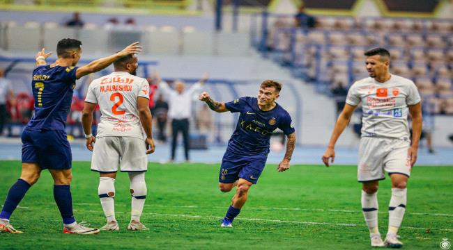 النصر ينقض على وصافة الدوري السعودي بالفوز على الفيحاء