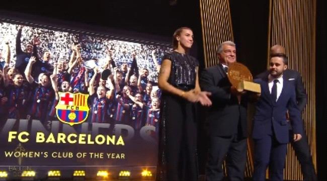 برشلونة يفوز بجائزة أفضل فريق سيدات بالعالم
