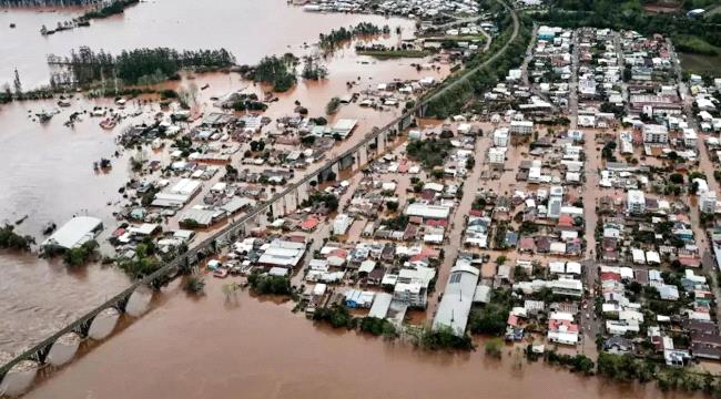 ارتفاع عدد المفقودين في إعصار البرازيل إلى 46 شخصاً