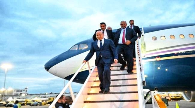الرئيس العليمي يصل نيويورك للمشاركة في اجتماعات الجمعية العامة للأمم المتحدة