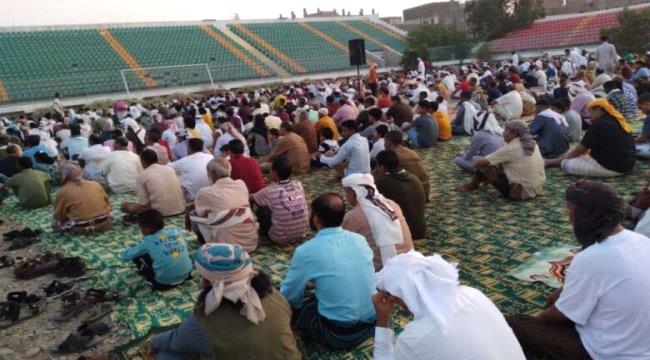 الشيخ ”بسام بن نجيب“ خطيب مصلى العيد في لحج 