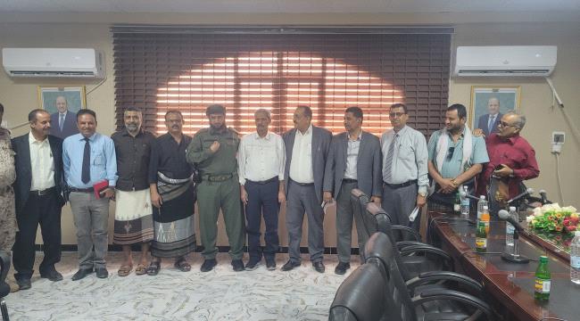 مدير أمن لحج يعقد أول لقاء مع المحافظ التركي لبحث التحديات الأمنية