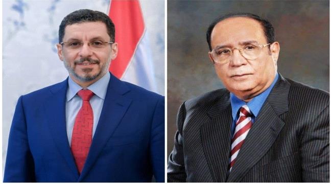  العطاس يهنئ بن مبارك بمناسبة تعيينه رئيسًا للحكومة اليمنية