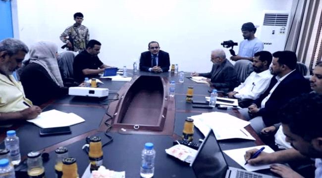الوزير «بحيبح» يرأس اجتماع وحدة إدارة مشروع صندوق الوباء