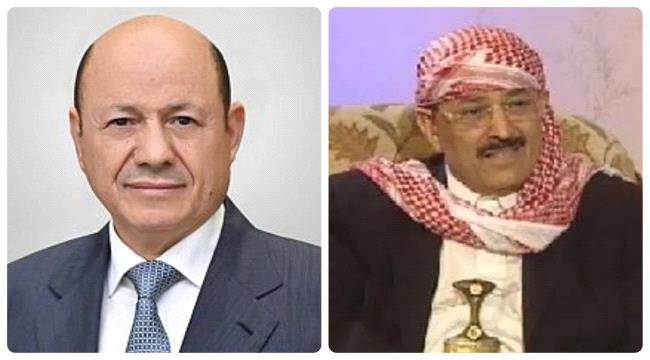 العليمي يعزي بوفاة المناضل الدكتور قاسم سلام