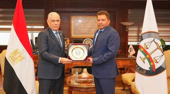 النائب العام القاضي قاهر مصطفى يلتقِي نظيره المصري بالقاهرة 
