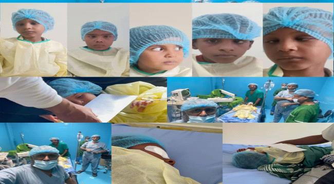 انطلاق المخيم الثاني لإجراء عمليات تصحيح الحول عند الأطفال 
