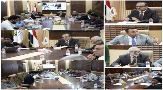 وزير الصحة يرأس اجتماع اللجنة المشتركة لوزارة الصحة ومنظمة الصحة العالمية