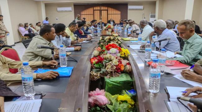 تنفيذي لحج يناقش تقريرين نصف سنوي ويقر إجراءات تنظيمية للشؤون الاجتماعية والمصائد السمكية ...