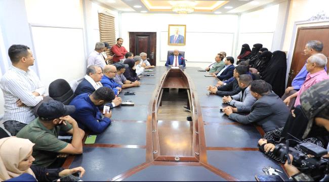 قيادة وزارة الشباب والرياضة بالعاصمة عدن تعلن تأييدها للبيان الصادر عن أعضاء مجلس القيادة الرئاسي