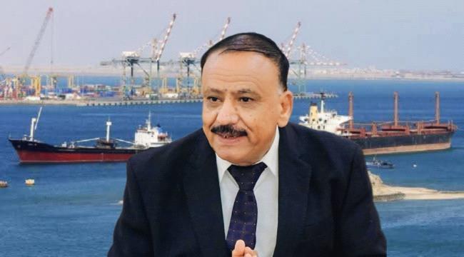 وزير النقل: ندعو التجار والخطوط الملاحية لاستخدام موانئ عدن لضمان حركة تجارية آمنة