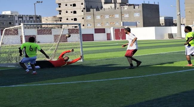 النفط يقضي على الصحة بلا هواده والبريد يقبض على الشرطة بلا رحمه في دوري الخماسي بعدن