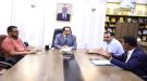 البكري يلتقي مدير عام مكتب الشباب والرياضة في الحديدة ...
