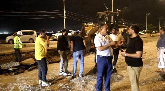 تدشين أعمال مشروع إعادة تأهيل كورنيش الفنان 