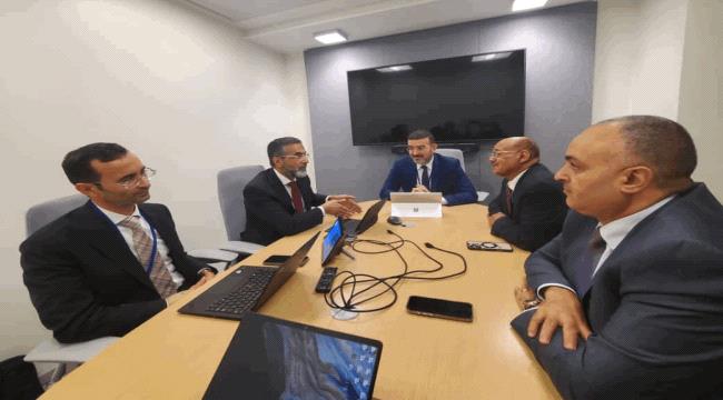 محافظ البنك المركزي اليمني يبحث أوجه التعاون مع صندوق النقد العربي