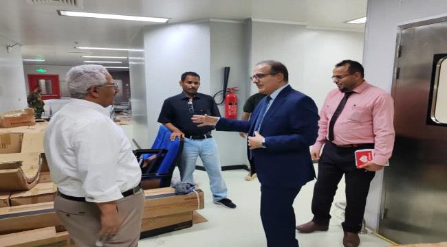 وزير الصحة يطّلع على سير التجهيزات النهائية لمختبر جودة الأدوية والهيئة العليا للأدوية
