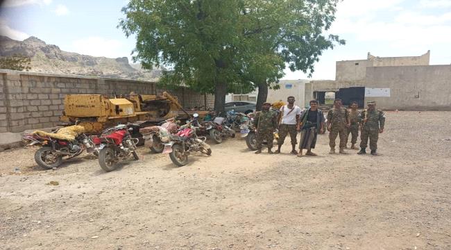 لحج: تنفيذ حملة واسعة لضبط الدراجات النارية المخالفة في 