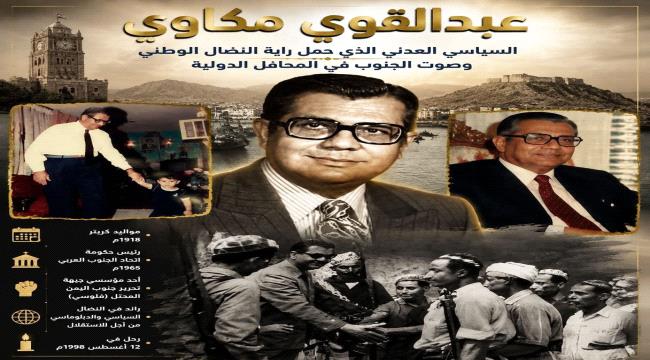 عبد القوي مكاوي... السياسي العدني الذي حمل راية النضال الوطني في المحافل الدولية