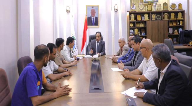 الوزير البكري يناقش مع منظمة 