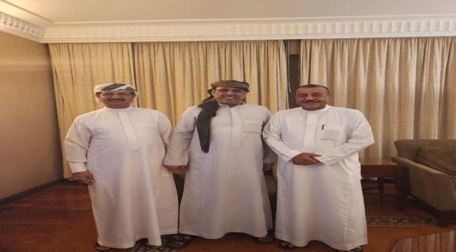 اللواء بن بريك يلتقي أحمد الميسري في الرياض 