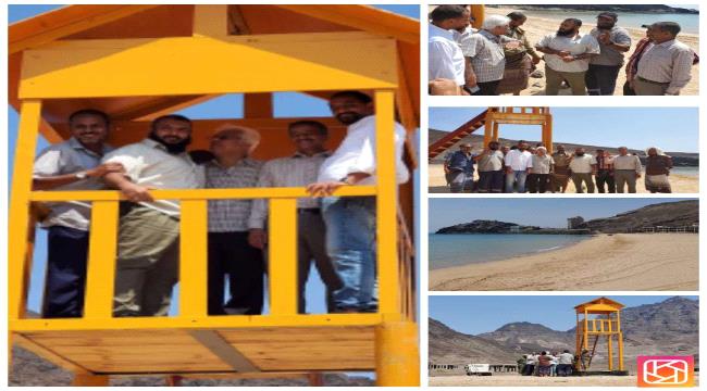 بدء العمل ببرج إنقاذ ساحلي لتعزيز السلامة البحرية بدعم السلطة المحلية بالتواهي