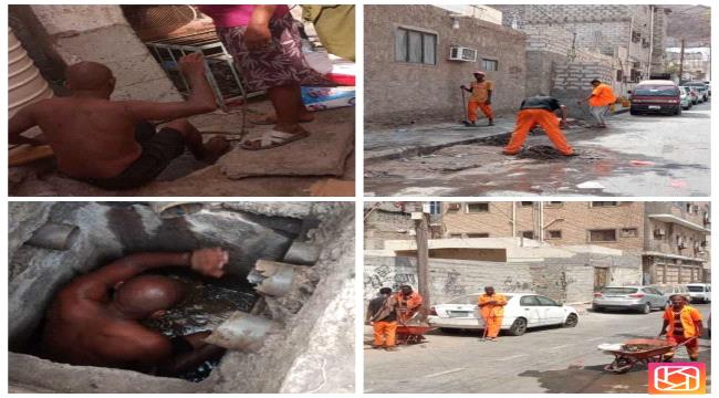 حملات تصحيح بيئي تشهدها التواهي والمأمور رياض حسن يراقب سير أدائها