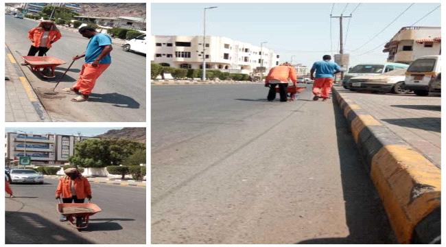 التواهي تشهد تنظيف مكثف وتحسين الشوارع للحد من التلوث البيئي