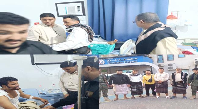 وفاءً لأهل الميدان.. ملتقى أبناء الحوطة يزور جرحى الساحل الغربي ...